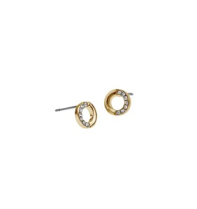 Snö Of Sweden Colline Small Earring, Gold/Clear