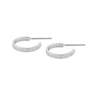 Snö Of Sweden Moe Ring Earring, Plain Silver (15 mm)