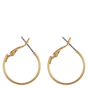 Snö Of Sweden Mystique Small Ring Earring, Plain Gold (20 mm)