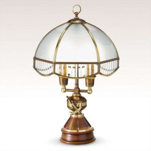 Rustykalna lampa stołowa Laguna