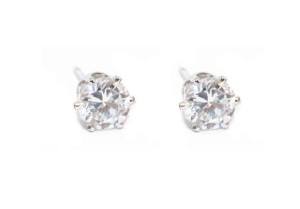 Snö Of Sweden Lady Small Earring, Clear (6 mm)