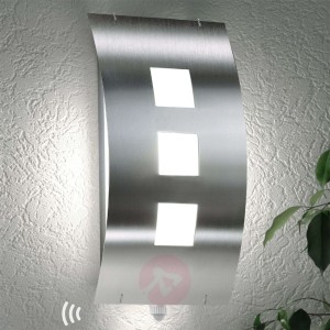 Lampa ścienna zewnętrzna Toma z czujnikiem