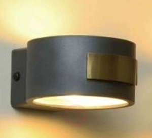 Płaska lampa ścienna SMALL patyna-złoto