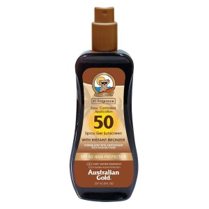 Australian Gold Spray Gel with Instant Bronzer, SPF 50 (237 ml)