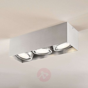 Downlight LED Rosalie, kątowy, 3-punktowy, alu