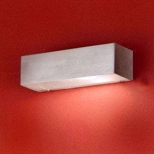 Prostokątna zewnętrzna lampa ścienna DAWA