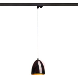 SLV Para Cone lampa wisząca 3-fazowa, czarny/złoty