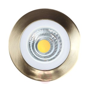 Lindby Noor reflektor wpuszczany LED RGBW, nikiel