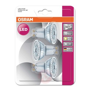 Żarówka reflektorowa LED Star GU10 4,3W 827 3 szt.