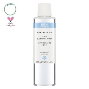 REN Clean Skincare Rosa Centifolia 3 in 1 Cleansing Water (200 ml)