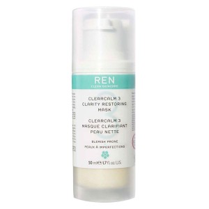 REN Clean Skincare Clearcalm 3 Clarity Restoring Mask (50 ml)