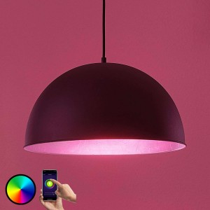 Lampa wisząca LED Bowl WiFi 41cm czarna
