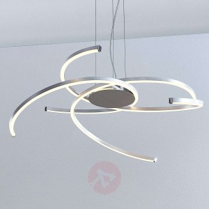 Lindby Katris lampa wisząca LED, 73 cm, aluminium