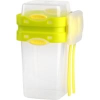 zestaw pudełek na lunch i śniadanie oraz sztućców Push&Push 880 ml