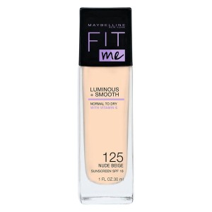 Maybelline Fit Me Liquid Foundation, Nude Beige 125 (30 ml)