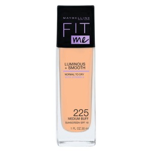 Maybelline Fit Me Liquid Foundation, Medium Buff 225 (30 ml)