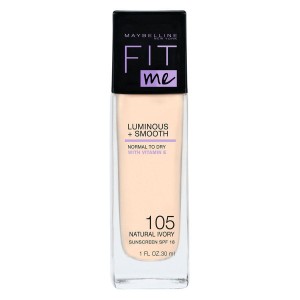 Maybelline Fit Me Liquid Foundation, Natural Ivory 1 05 (30 ml)