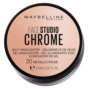Maybelline Chrome Jelly Highlight, #20 Metallic Rose (9,5 ml)
