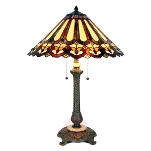 Lampa stołowa CECILIA w stylu Tiffany