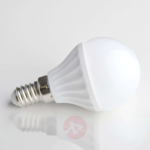 Żarówka LED E14 4 W 830 w kształcie kropli, matowa