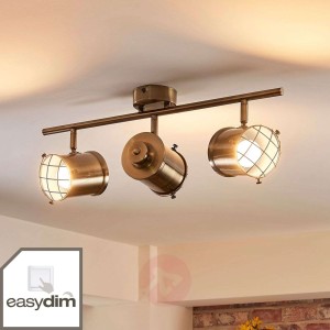 3-punktowa lampa sufitowa easydim Ebbi z LED