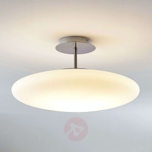 Lampa sufitowa opalowa LED Gunda w kolorze białym