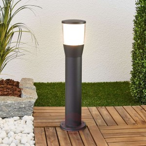 Melania – lampa cokołowa LED z aluminium