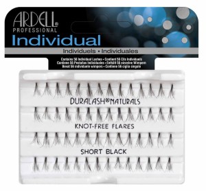 Ardell Individual Duralash Knot-Free Short(56 kępek rzęs), czarne