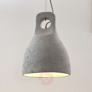 Lindby Ibu lampa wisząca z kloszem z betonu 1-pkt.