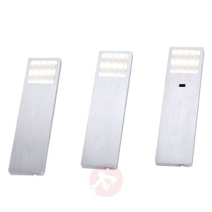 Oprawa podszafkowa LED Helena, 3 szt, czujnik 5 cm