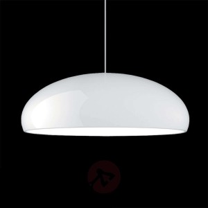Lampa wisząca PANGEN w stylu retro, biała