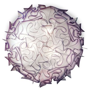 Dekoracyjna lampa sufitowa VELI, 78 cm, fioletowa