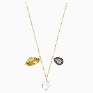 Prisma Necklace, Multi-colored, Gold-tone plated