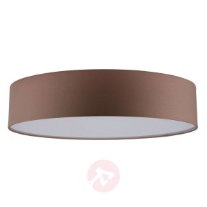 Lampa sufitowa LED Josefina, Ø 48 cm, brązowa