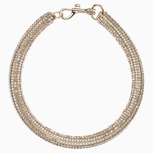 Slim Bolster Necklace, Gold-tone plated
