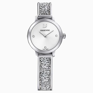 Zegarek Cosmic Rock, bransoleta z metalu, biały, stal nierdzewna