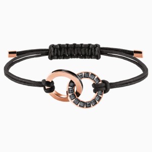 Bransoletka Alto, szara, powłoka w odcieniu różowego złota