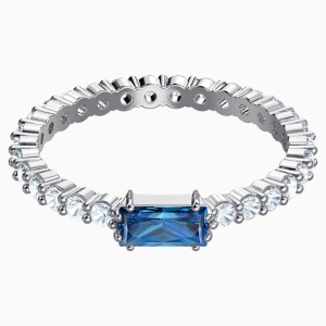 Vittore Ring, Multi-colored, Rhodium plated