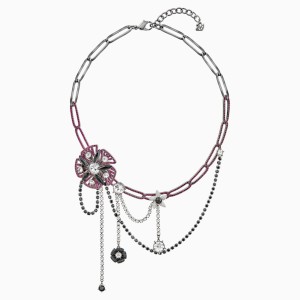 Magician Necklace, Multi-colored, Ruthenium plated