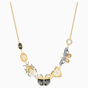 Magnetic Necklace, Multi-colored, Mixed metal finish