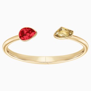 Prisma Bangle, Multi-colored, Gold-tone plated