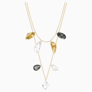 Prisma Versatile Necklace, Multi-colored, Gold-tone plated