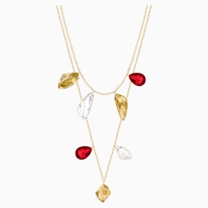 Prisma Versatile Necklace, Multi-colored, Gold-tone plated