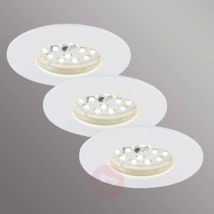 3 sztuk oprawa wpuszczana LED Felia IP44, biała