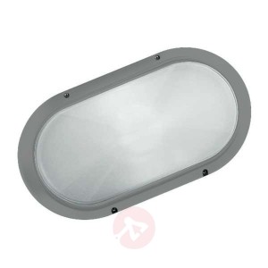 Lampa zewnętrzna SUPERDELTA OVALE szara