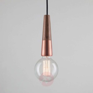Lampa wisząca Stripped – połączenie materiałów