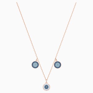 Luckily Choker, Multi-colored, Rose-gold tone plated