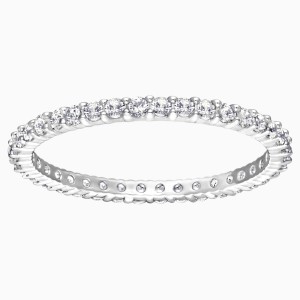 Vittore Ring, White, Rhodium Plating
