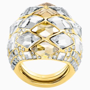 Notorious Cocktail Ring, Multi-colored, Gold-tone plated
