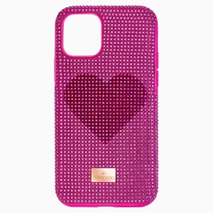 Etui na smartfona Crystalgram Heart z ramką chroniącą przed uderzeniem, iPhone® 11 Pro, różowe